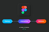 How to make complex interactive buttons in Figma in 3 steps