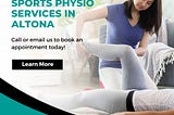 Sports Physio Services in Altona