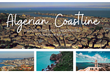 Photo collage of different algerian cities