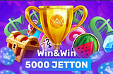 We have launched Win&Win tournament with a total prize pool of 5000 $JETTON!