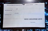 Making an Ass Out of U, Me, Steve Harvey, and Miss Universe Card