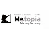 Metopia Monthly Update — February 2023