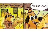 This Is Fine comic panels