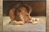 The Lion Painting