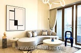 Rent in Guangzhou bright elegant apartment in city center