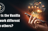 How is the Vanilla Network different from others?