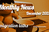 migration talks Monthly News / December, 2023