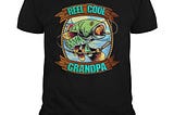 Reel Cool Grandpa Father’s Day Fishing Outfit Fisherman t-shirt