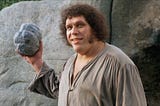 André Roussimoff as the giant Fezzik in “The Princess Bride”.