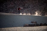 Sports and Breatheology — Stig running in a desert.