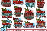 Christmas Old Truck Sublimation Bundle | Christmas PNG Print | Christmas Old Truck | Holiday Sublimation PNG | Christmas Quotes
