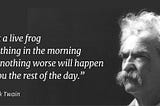 Eat that Frog with a Pomodoro