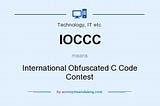 Worst abuse of the C preprocessor (IOCCC winner, 1986)