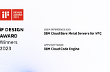 IBM Cloud wins two 2023 iF DESIGN AWARDS