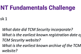 TCM Academy OSINT Course Challenge 1