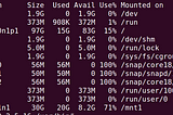 The case of i-node depletion