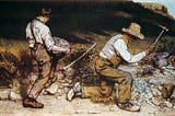Painting “The Stone Breakers” by Gustave Courbet, 1849, source: Wikipedia