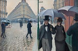 Rainy Day, Chicago, With Caillebotte