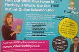 Home valuation flyer