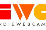 IndieWebCamp logo, the letters I.W.C. in a stylized blocky font