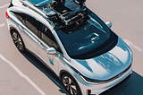 Car with cameras for teleoperation purposes