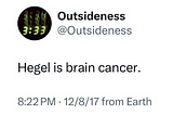 Why Nick Land Hates Hegel