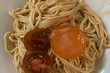Protein and Starch- Ramen Noodles with Umami Tomato