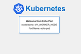 ⎈ Building an Echo Pod to Display Kubernetes Pod and Node Names ⎈