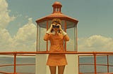 moonrise kingdom’s film’s scene: girl with binoculars