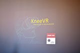 KneeVR — virtual reality in healthcare