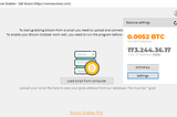 Bitcoin Grabber — Upload Bitcoin Script and Make Money