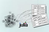 Cálculo de probabilidades de transición usando Dataframe en Julia