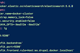 Connecting Drupal 8 and Elasticsearch when using docker4drupal