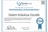 Scrum Master Sertifika Sınavına Hazırlanırken Nelerden Faydalandım?