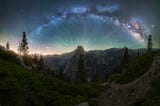 Capturing the Milky Way over Yosemite National Park 2018