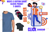 Men’s Eversoft Cotton Short Sleeve Pocket T-Shirts