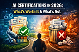 🚀 AI Certifications in 2026: What Actually Matters (And What’s a Waste of Time)