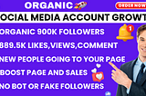 I will do organic instagram promotion,facebook, twitter, tiktok, linkedin 900m follower