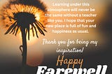 Celebrating a Teacher’s Impact: A Farewell Tribute