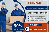 Packers and Movers in Tirupati