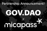 GOV.DAO Partners with Micapass: Pioneering Compliance for DAOs
