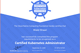 Renewed my “Kubernetes Certified Administrator” for CKA 2020