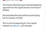 El Salvador’s bold leap: introducing the world’s first Bitcoin-Backed bonds
