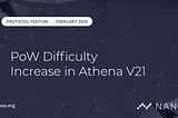 Development Update: V21 PoW Difficulty Increases