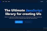 Meet Orbiton JS: The Ultimate JavaScript Library for Building UIs