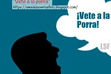 LA EXPRESIÓN “VETE A LA PORRA”