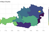 Choropleth map of Austria in R: Visualizing Regional Data