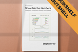 The Bookshelf in a Nutshell: 8 chart-making lessons from Show Me the Numbers by Stephen Few