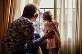 grandmother with grandchild