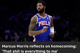 As James Harden departed from the Philadelphia 76ers, Marcus Morris was included in the trade…